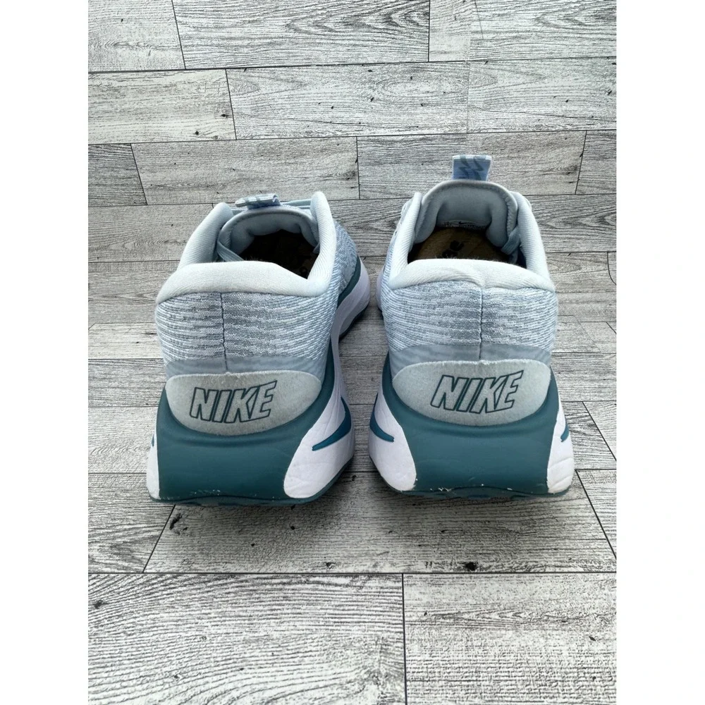 Nike Motiva Walking Shoes Women 12 Sky Blue Teal Rocker Sole Sneakers DV1238-400